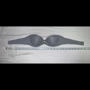 Aerie Strapless Light Gray Bra